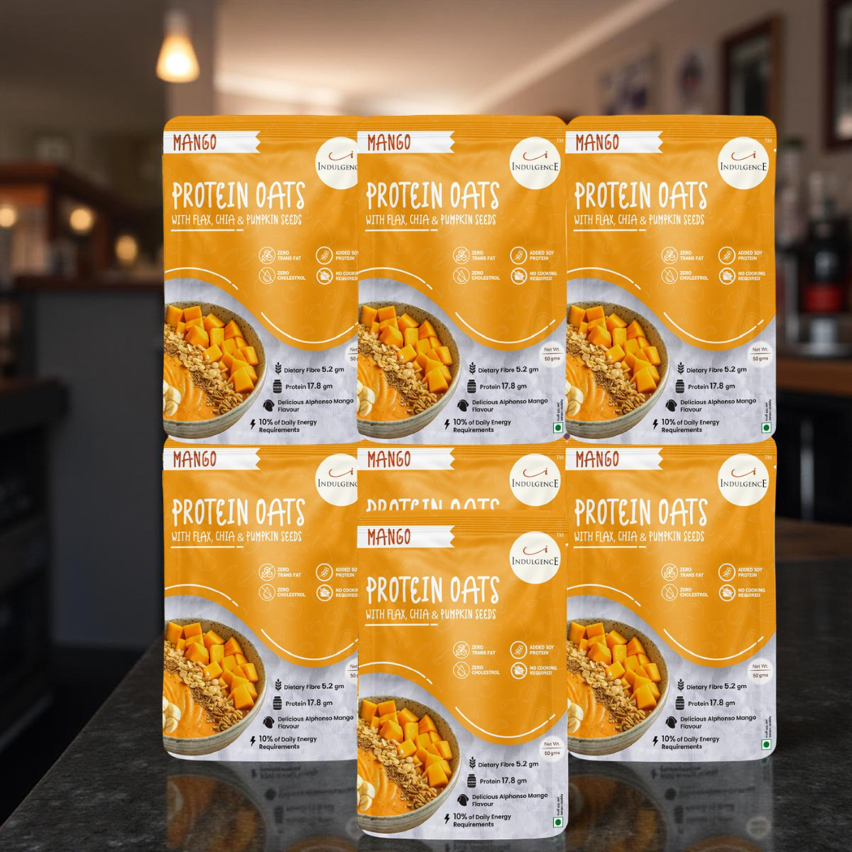 Mango Protein Oats with Superseeds | No Refined Sugar| No preservatives