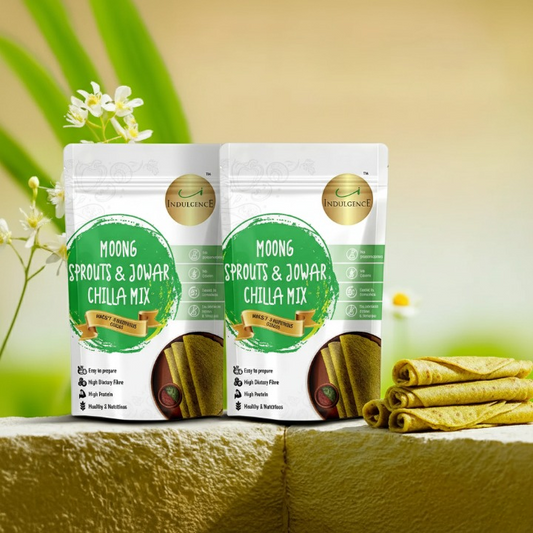 Moong Sprouts & Jowar Chilla Mix, Gluten Free, High Protein, No Preservatives