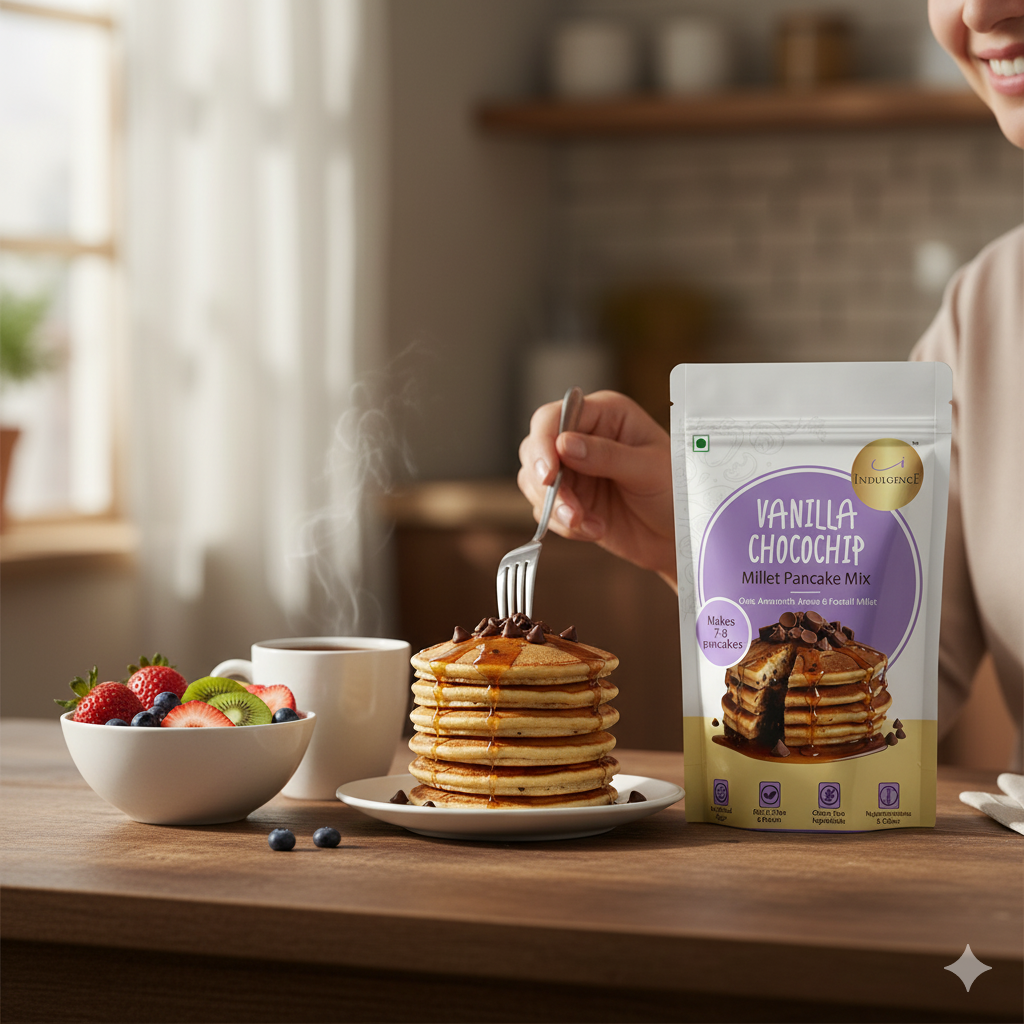 Vanilla Chocochip Millet Pancake Mix