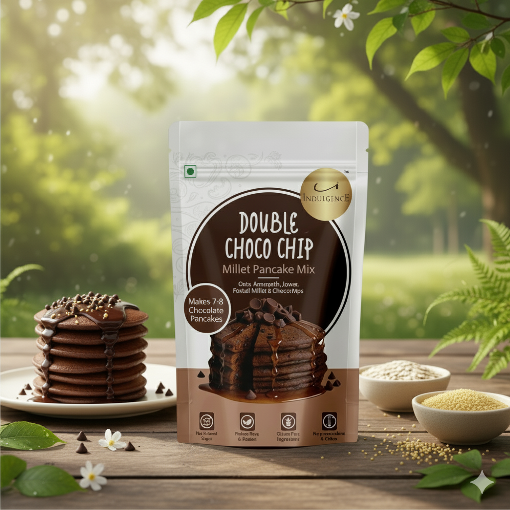 Healthy Breakfast Combo - Millet Dosa Mix +Double Choco Chip Pancake Mix + Oats Protein Upma- High protein,High Fibre, No Maida,No Refined Sugar image 2