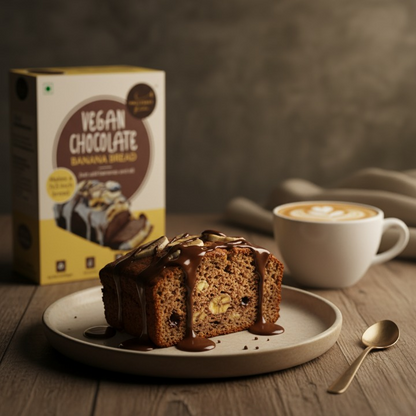 Vegan Chocolate Banana Bread Mix- No Refined Sugar, No Preservatives, Vegan