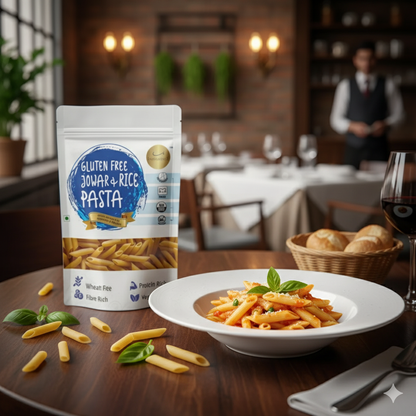 Gluten Free Jowar & Rice Penne Pasta