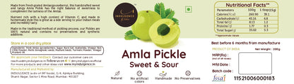 Amla Sweet & Sour Pickle 200 Gms