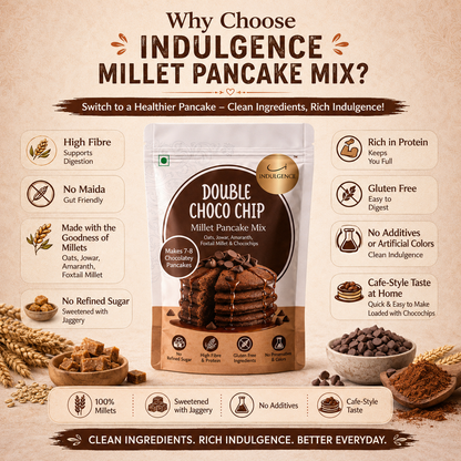 Double Choco Chip Millet Pancake Mix