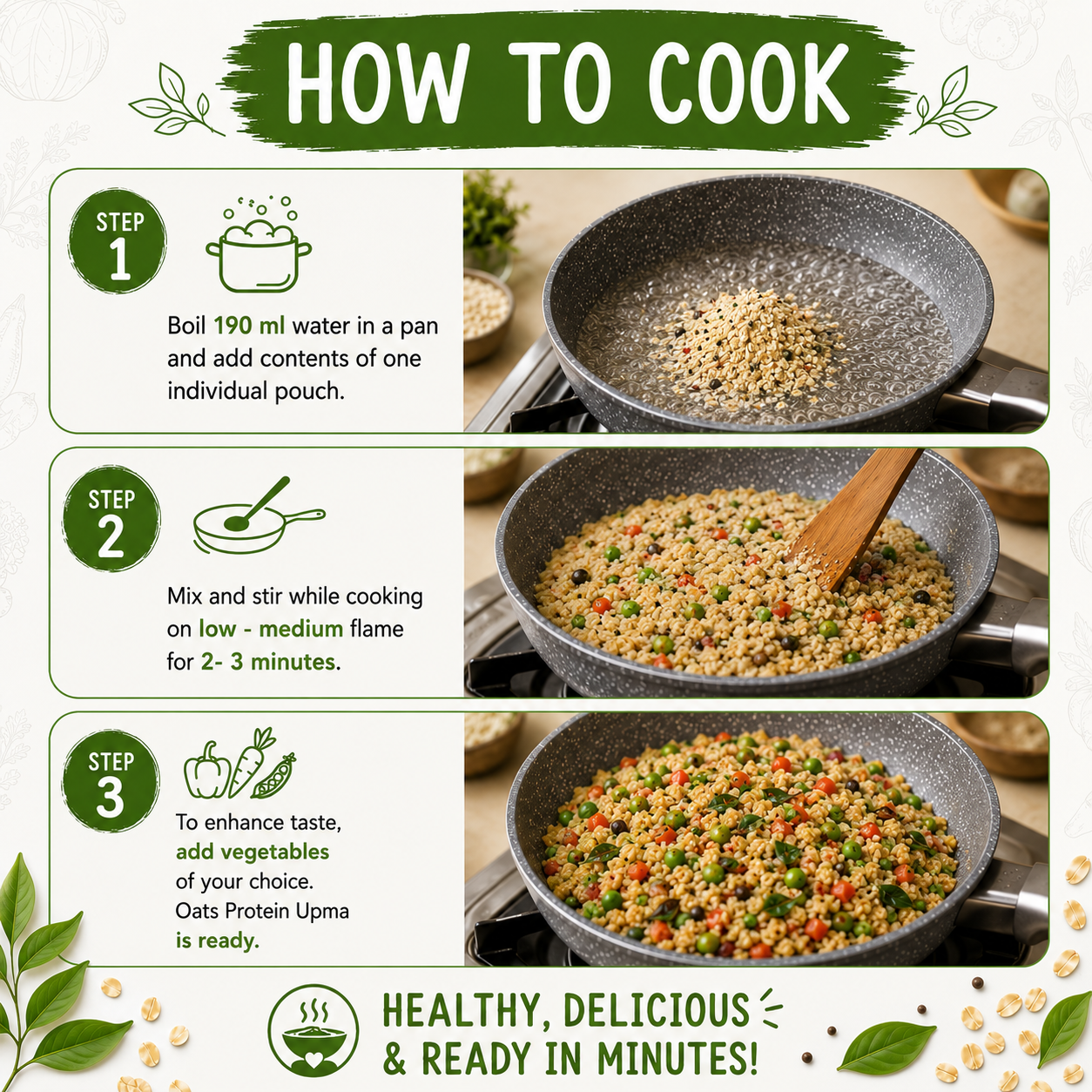 Oats Protein Upma