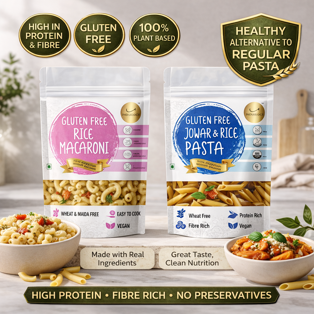 Gluten Free Pasta Treat 600 gms( Jowar & Rice Penne+ Rice Macaroni + Multimillet Fusilli)