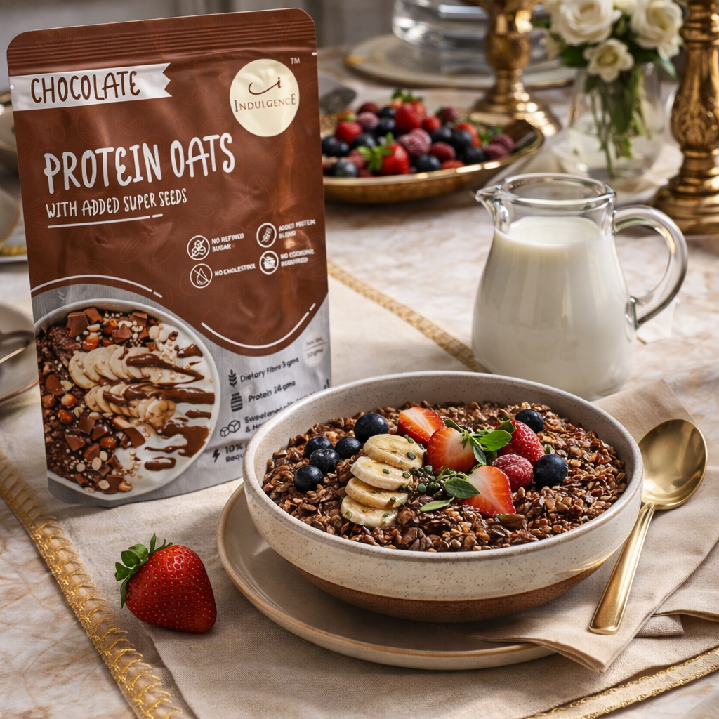 High Protein Chocolate Cereal Combo| Dark Chocolate Millet Muesli & Chocolate Protein Oats