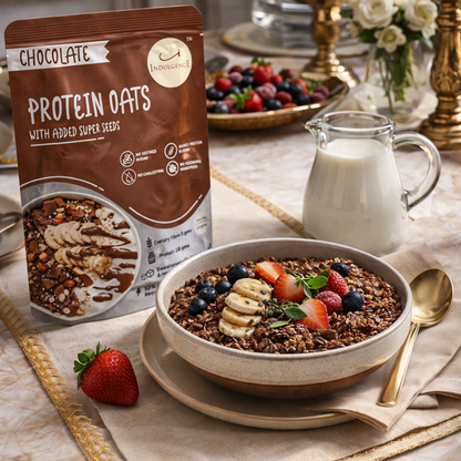 High Protein Chocolate Cereal Combo| Dark Chocolate Millet Muesli & Chocolate Protein Oats