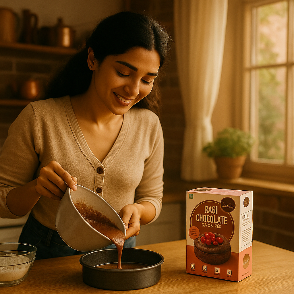 Ragi Chocolate Cake Mix