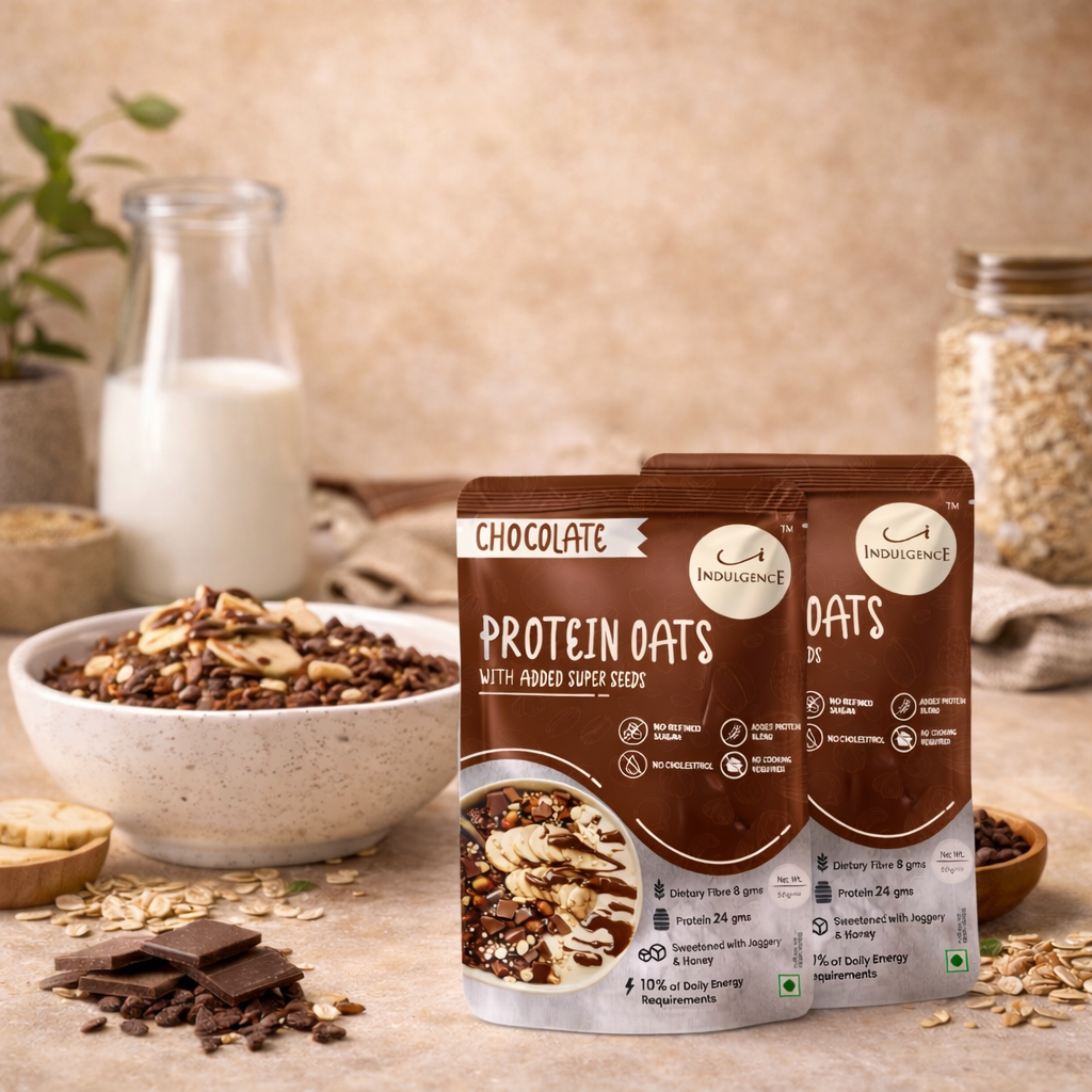 High Protein Chocolate Cereal Combo| Dark Chocolate Millet Muesli & Chocolate Protein Oats