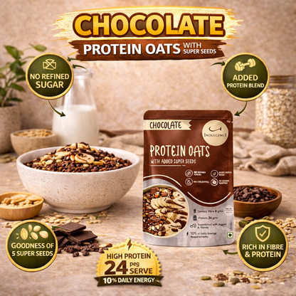 High Protein Chocolate Cereal Combo| Dark Chocolate Millet Muesli & Chocolate Protein Oats