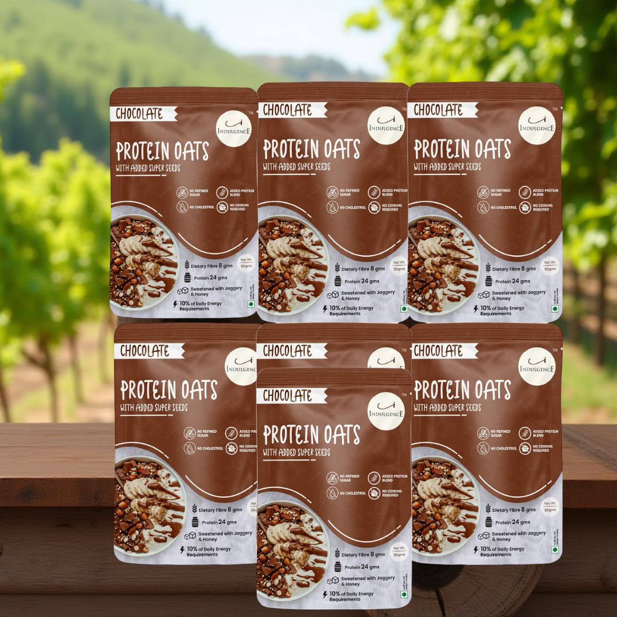 High Protein Chocolate Cereal Combo- Dark Chocolate Millet Muesli & Chocolate Protein Oats image 2