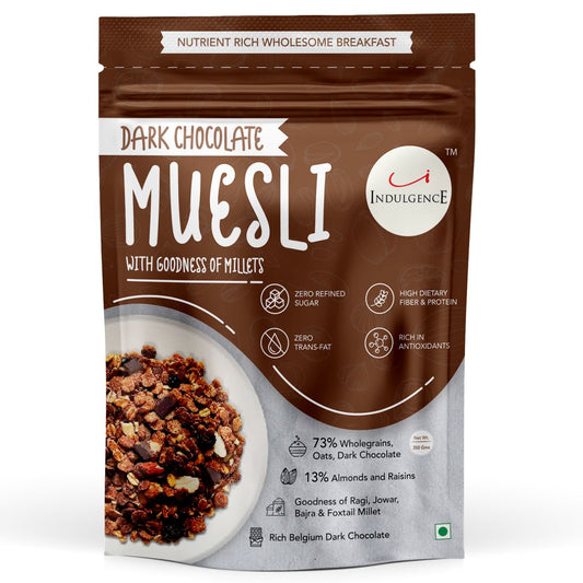 Belgian Dark Chocolate Millet Muesli 350 gms