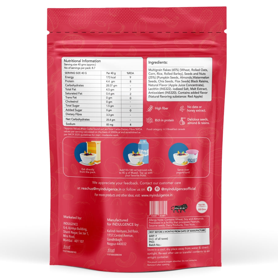 Zero Added Sugar Muesli