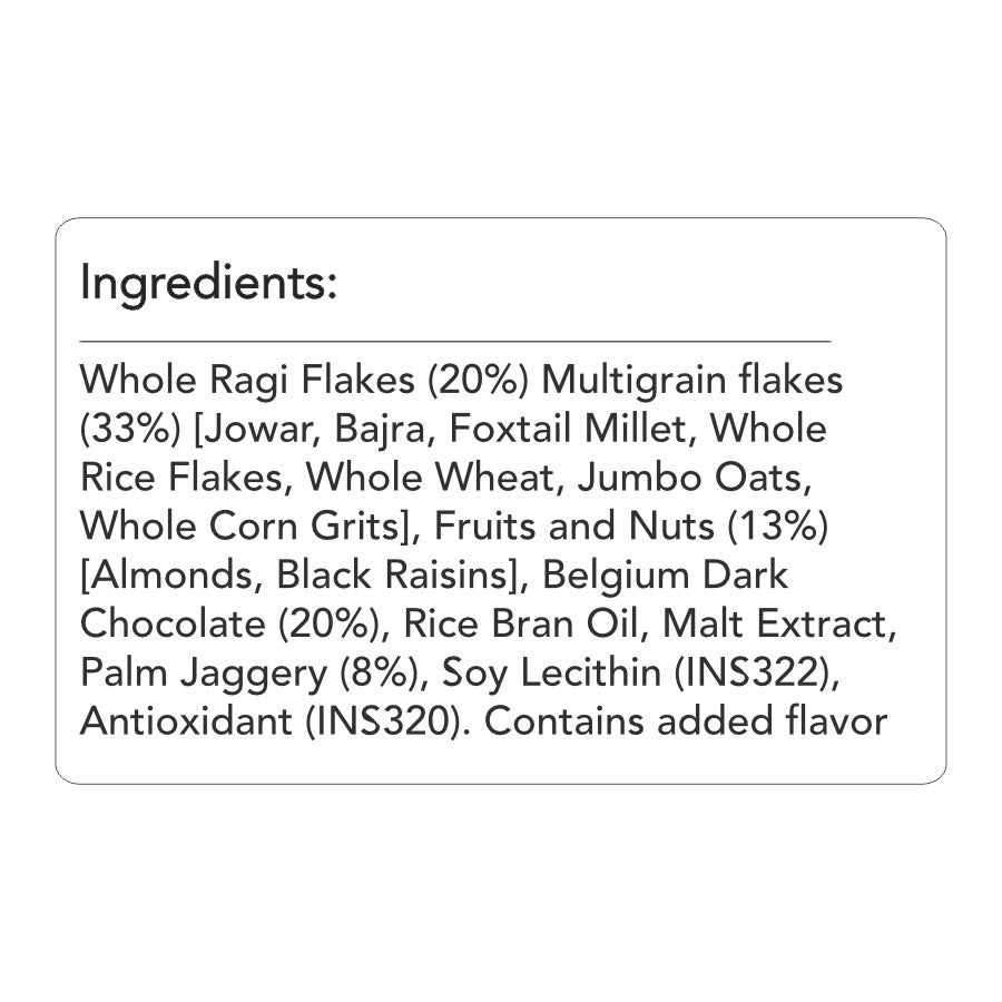 Belgian Dark Chocolate Millet Muesli 350 gms