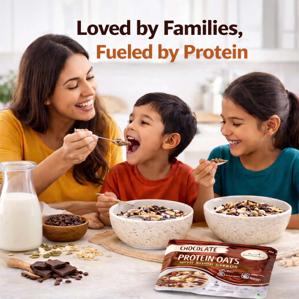High Protein Chocolate Cereal Combo| Dark Chocolate Millet Muesli & Chocolate Protein Oats