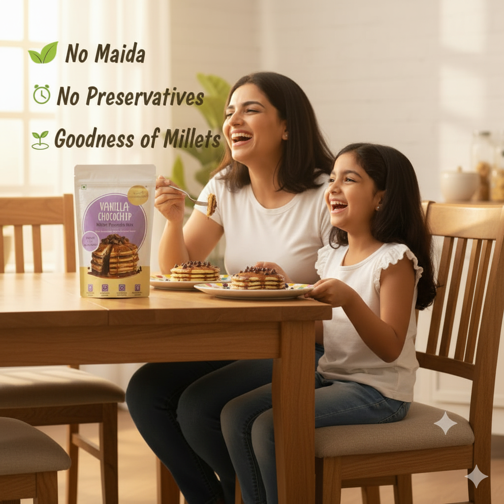 Vanilla Chocochip Millet Pancake Mix