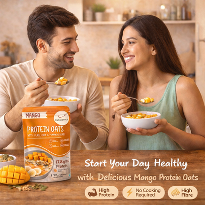 Mango Protein Oats with Superseeds | No Refined Sugar| No preservatives
