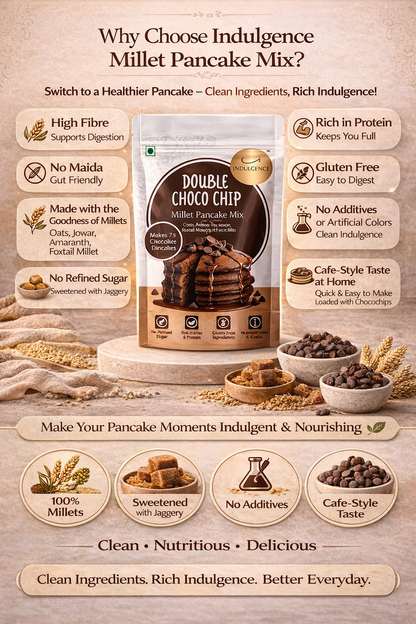 Millet Pancake Mix for Kids |No Maida| No Refined Sugar|High Protein and Fibre|