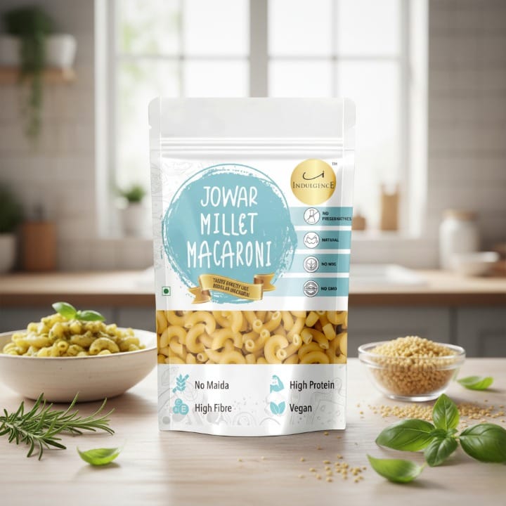 KIDS CELEBRATION PACK - No Maida Foxtail Millet Hakka Noodles + No Maida Jowar Millet Macaroni+Dark Chocolate Millet Muesli+ No Maida Double Choco Chip Millet Pancake Mix. High protein, High Fibre