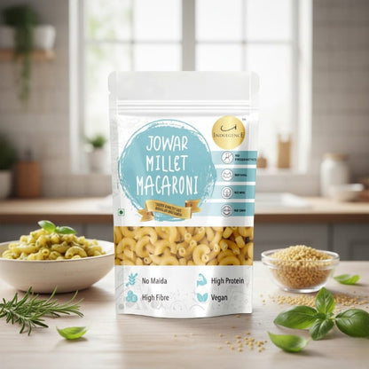 KIDS CELEBRATION PACK - No Maida Foxtail Millet Hakka Noodles + No Maida Jowar Millet Macaroni+Dark Chocolate Millet Muesli+ No Maida Double Choco Chip Millet Pancake Mix. High protein, High Fibre