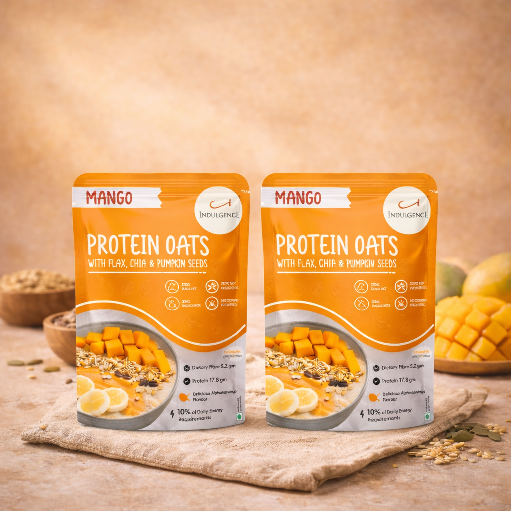 Mango Protein Oats with Superseeds | No Refined Sugar| No preservatives