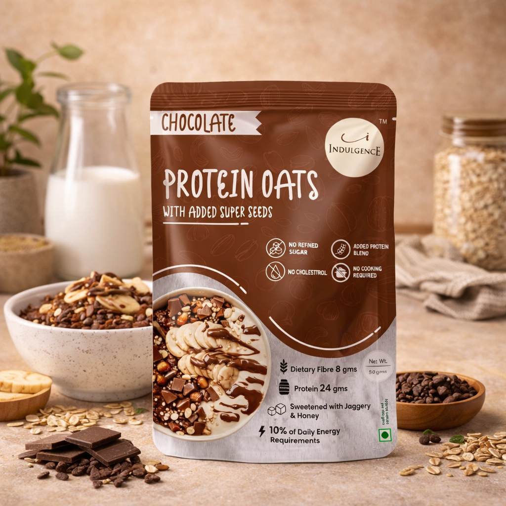 High Protein Chocolate Cereal Combo| Dark Chocolate Millet Muesli & Chocolate Protein Oats