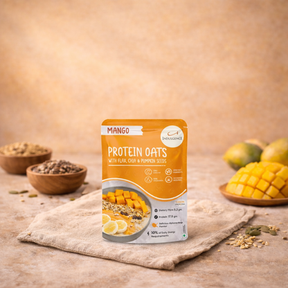 Mango Protein Oats with Superseeds | No Refined Sugar| No preservatives