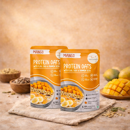 Mango Protein Oats with Superseeds | No Refined Sugar| No preservatives