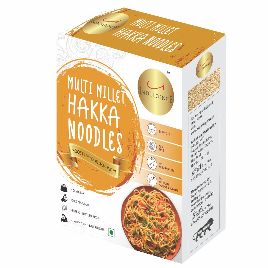 Foxtail Millet Hakka Noodles +Multimillet hakka noodles Pack of 2(400 Gms)