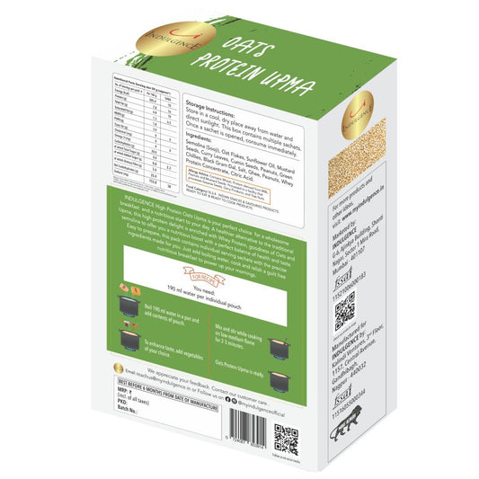 Oats Protein Upma- High protein, High Fibre, No preservatives