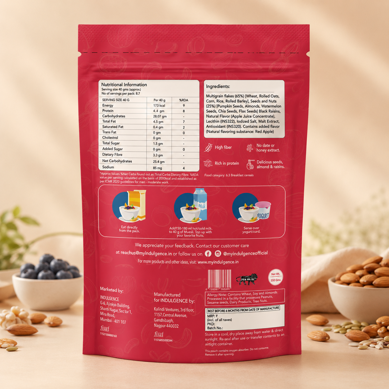 Zero Added Sugar Muesli
