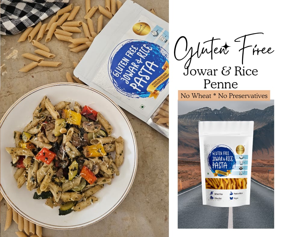 Gluten Free Pasta combo |Rice Macaroni +Jowar & Rice Penne | No Preservatives