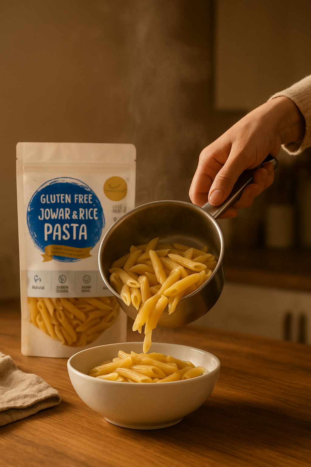 Gluten Free Jowar & Rice Penne Pasta