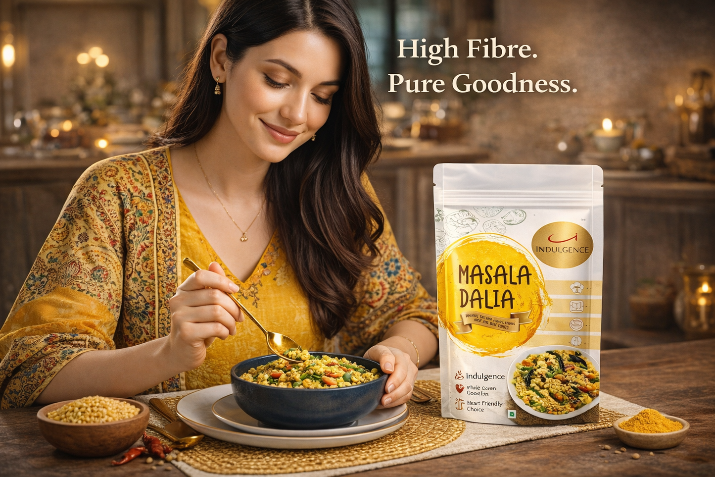 Masala Dalia Mix| High Fibre | No Preservatives