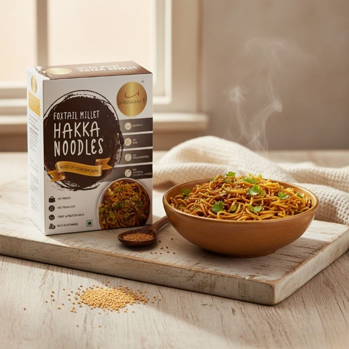 Foxtail Millet Hakka Noodles +Multimillet hakka noodles Pack of 2(400 Gms)