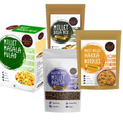 Millet instant meal combo pack of 4
