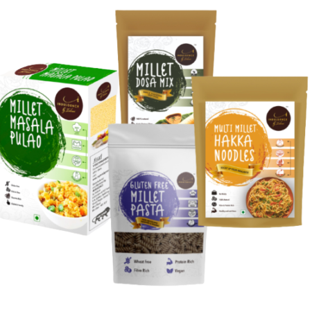 Millet instant meal combo pack of 4