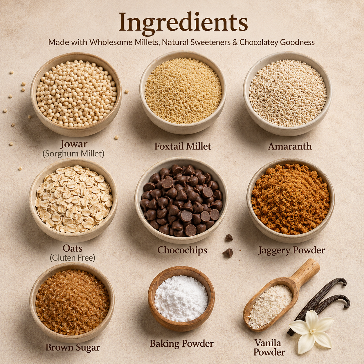 Mocha Protein Oats with Super Seeds| 24g Protein| Sweetened with Jaggery & Honey|No preservatives