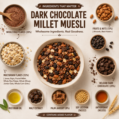 Belgian Dark Chocolate Millet Muesli