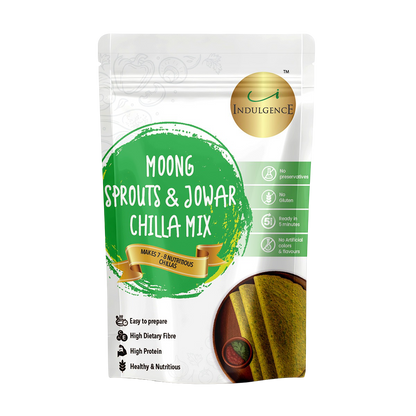 Moong Sprouts and Jowar Chila