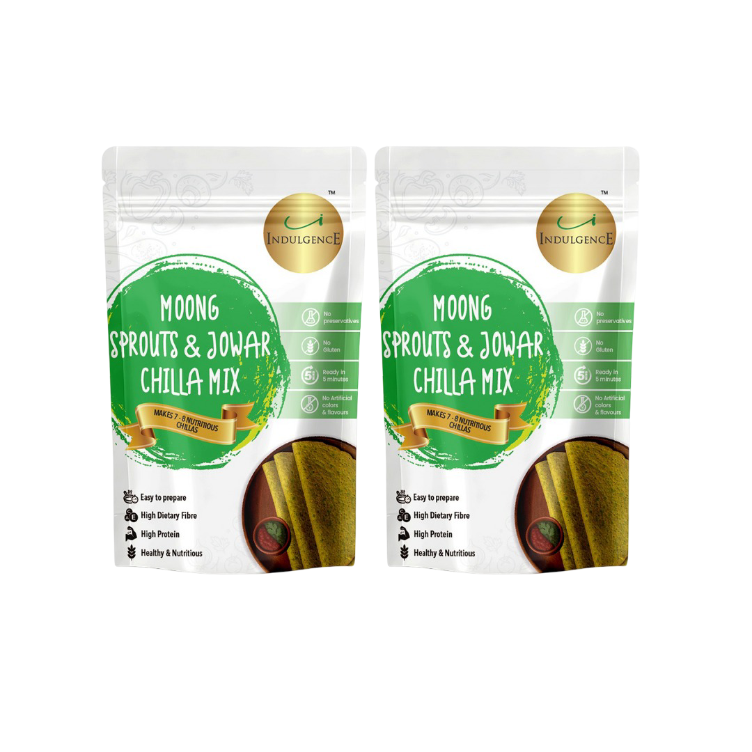 Moong Sprouts and Jowar Chila