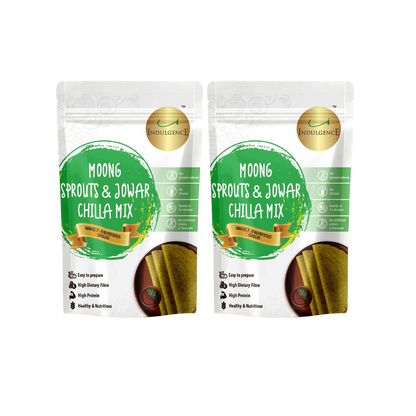 Moong Sprouts and Jowar Chila