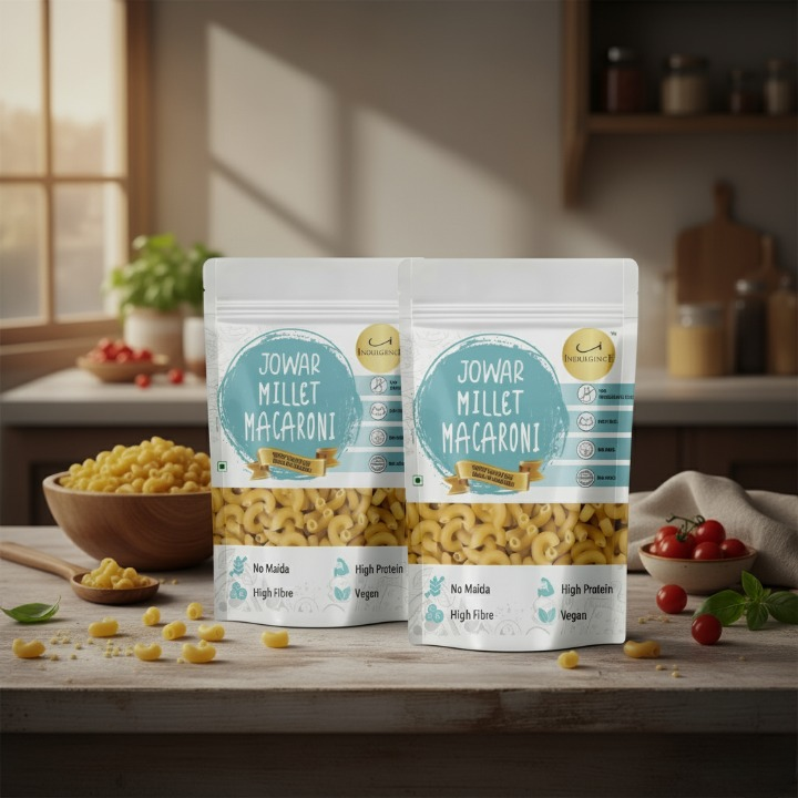 Zero Maida Jowar Millet Macaroni |No Preservatives | No MSG |High Fibre