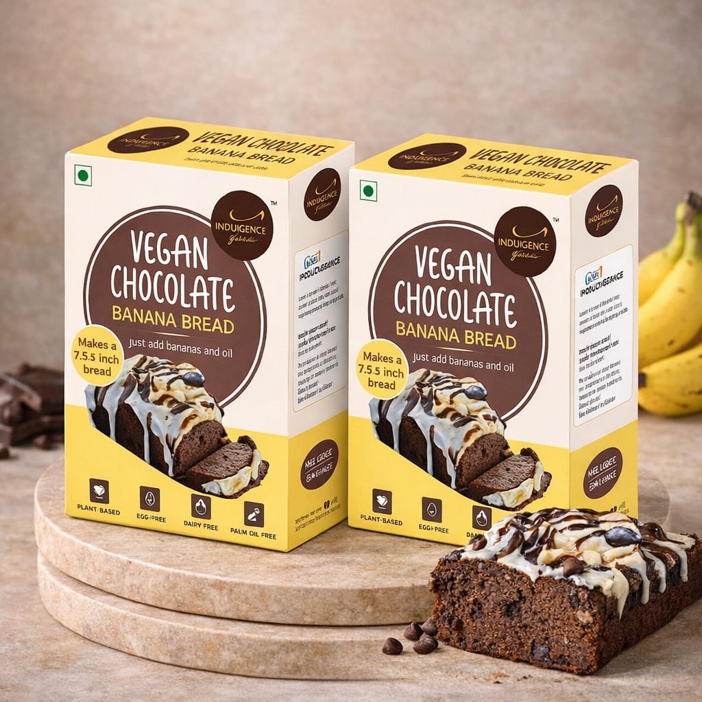 Vegan Chocolate Banana Bread Mix- No Refined Sugar, No Preservatives, Vegan